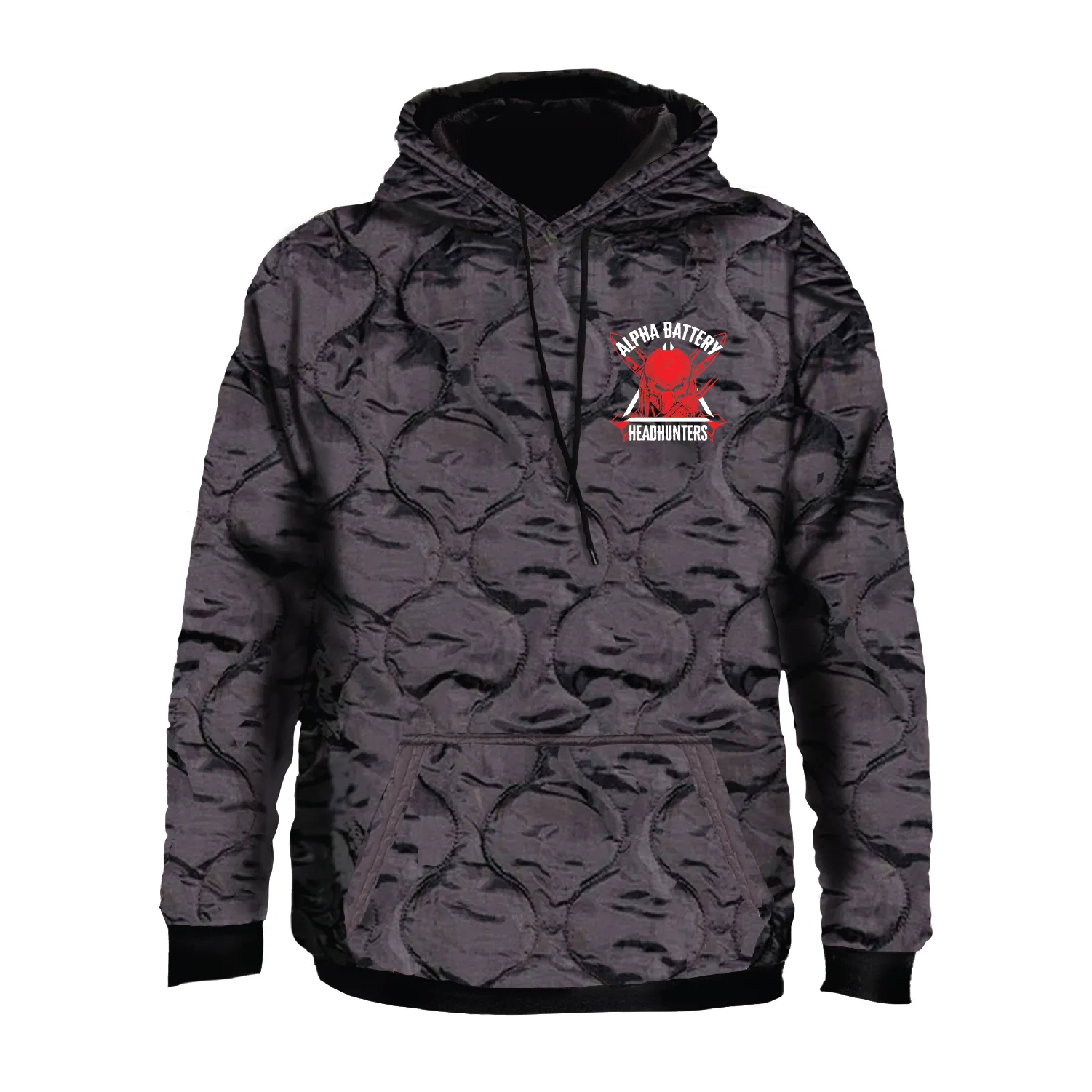 A BTRY, 1-623rd Field Artillery Regiment Field Hoodie Embroidery
