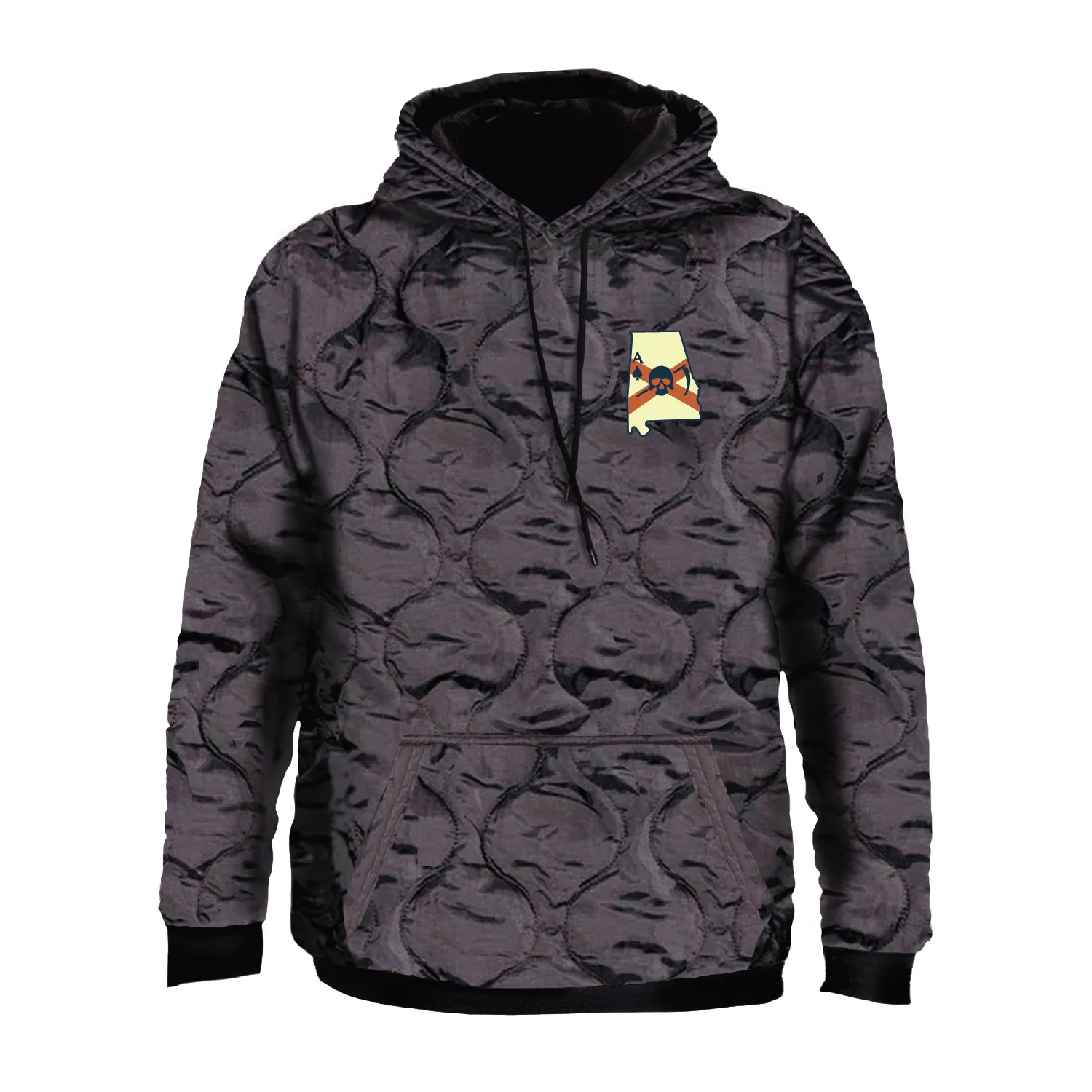 A Co, 1-131 AHB "Death's Angels" V2 Field Hoodie Embroidery