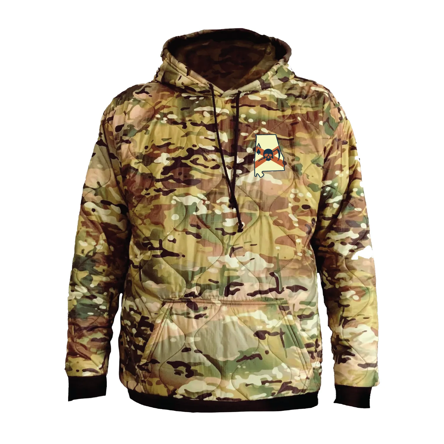 A Co, 1-131 AHB "Death's Angels" V2 Field Hoodie Embroidery