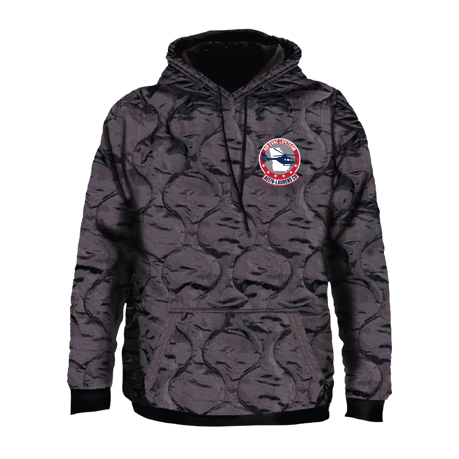 Air Evac Dublin, GA Field Hoodie Embroidery