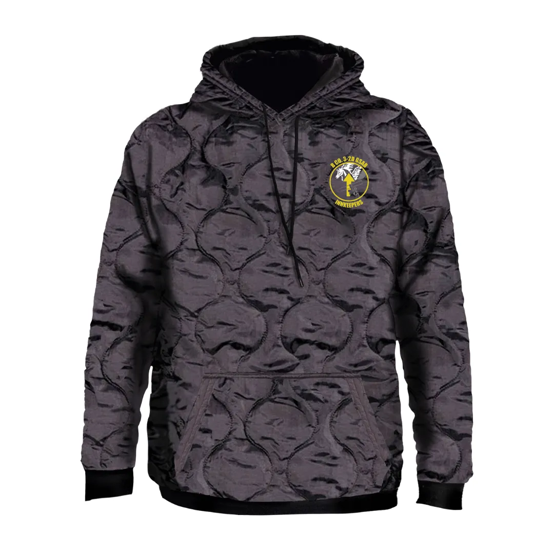 B Co, 3-2 GSAB "Innkeepers" Field Hoodie Embroidery