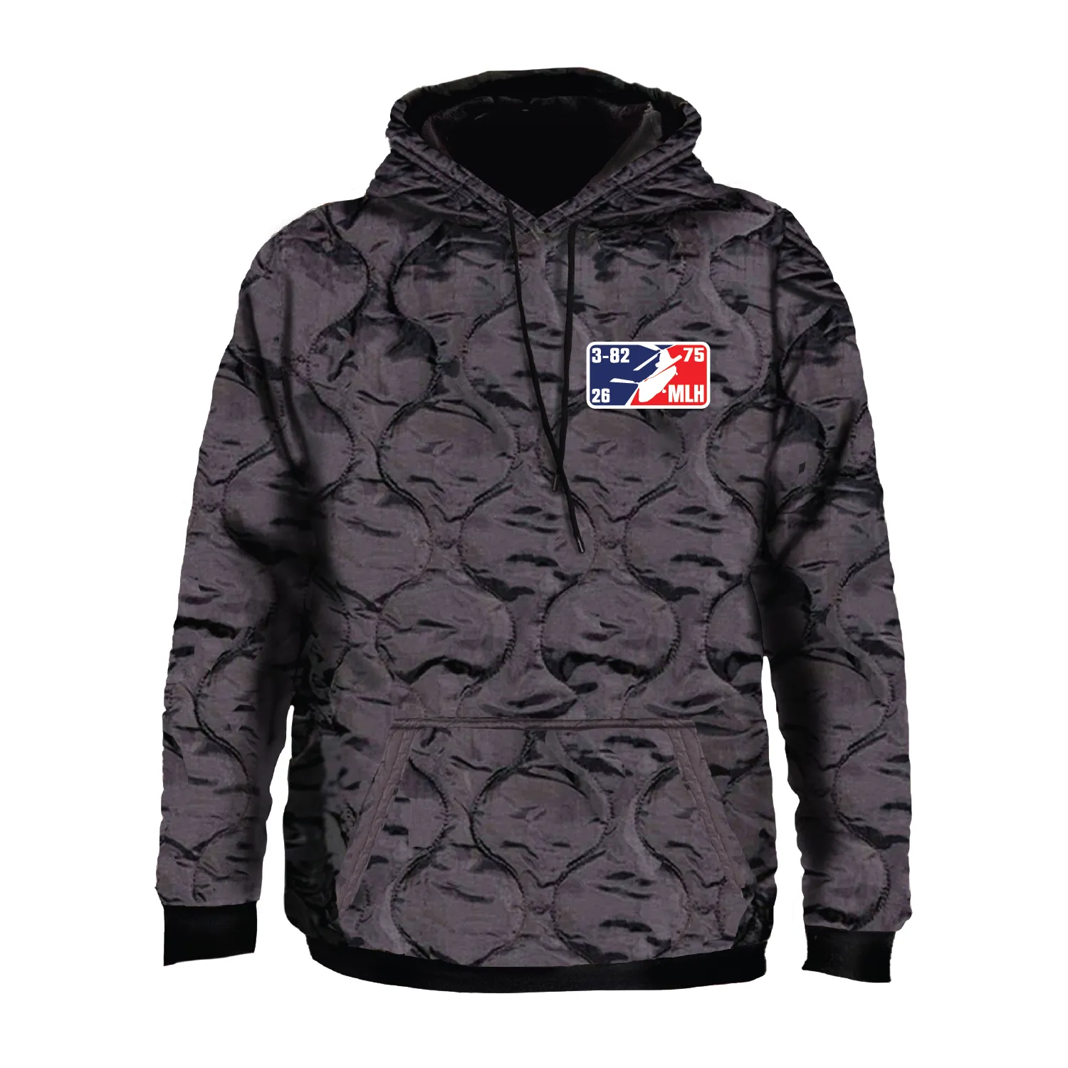 B Co, 3-82 "Flippers" Field Hoodie Embroidery