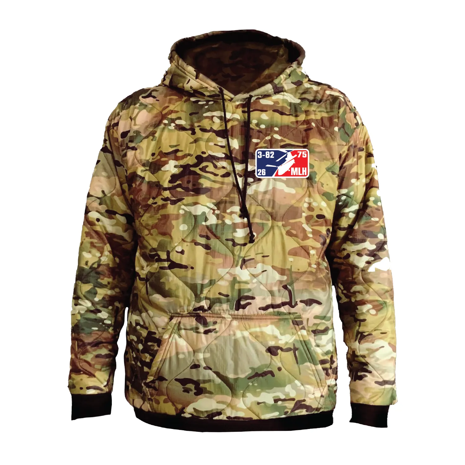 B Co, 3-82 "Flippers" Field Hoodie Embroidery