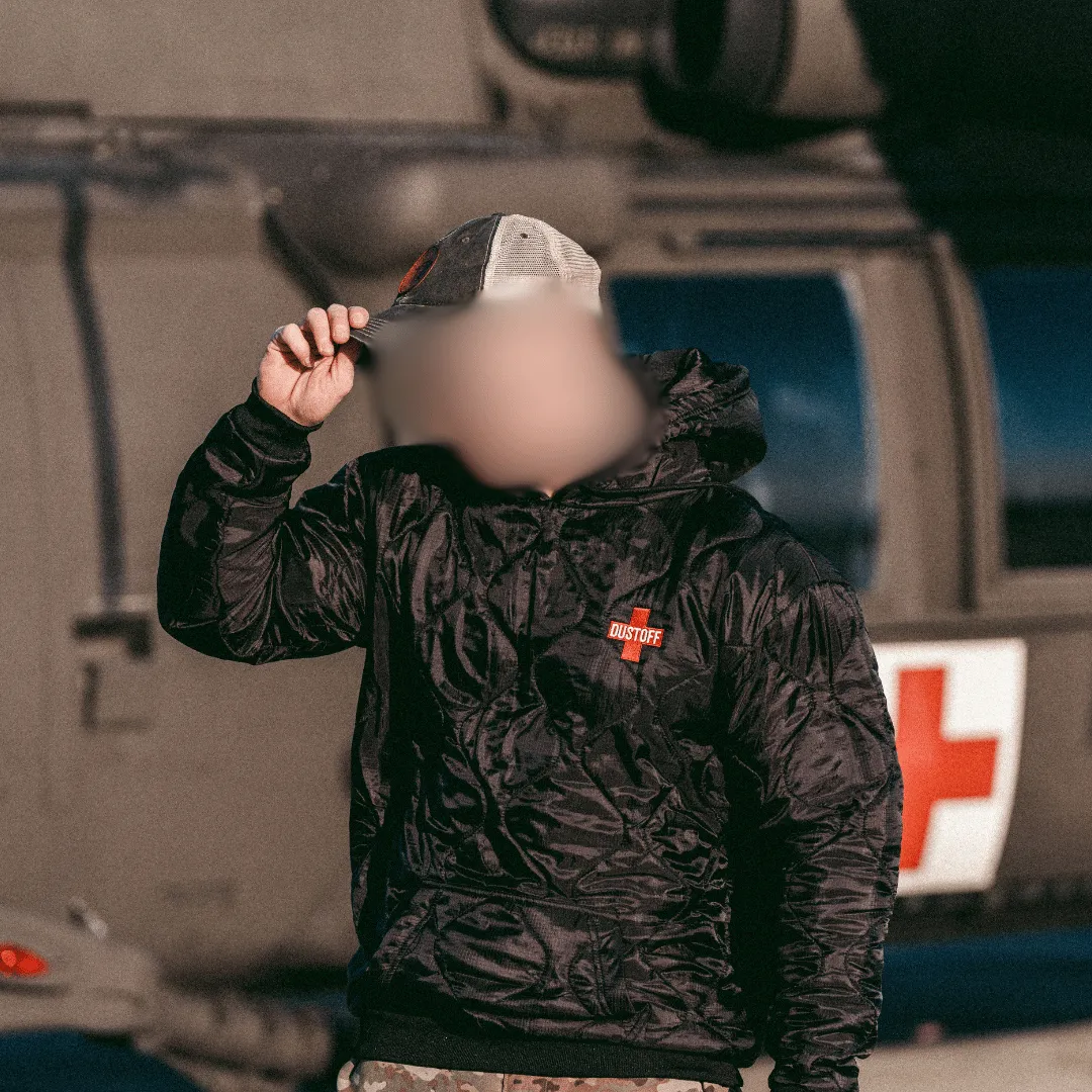 Black Field Hoodie