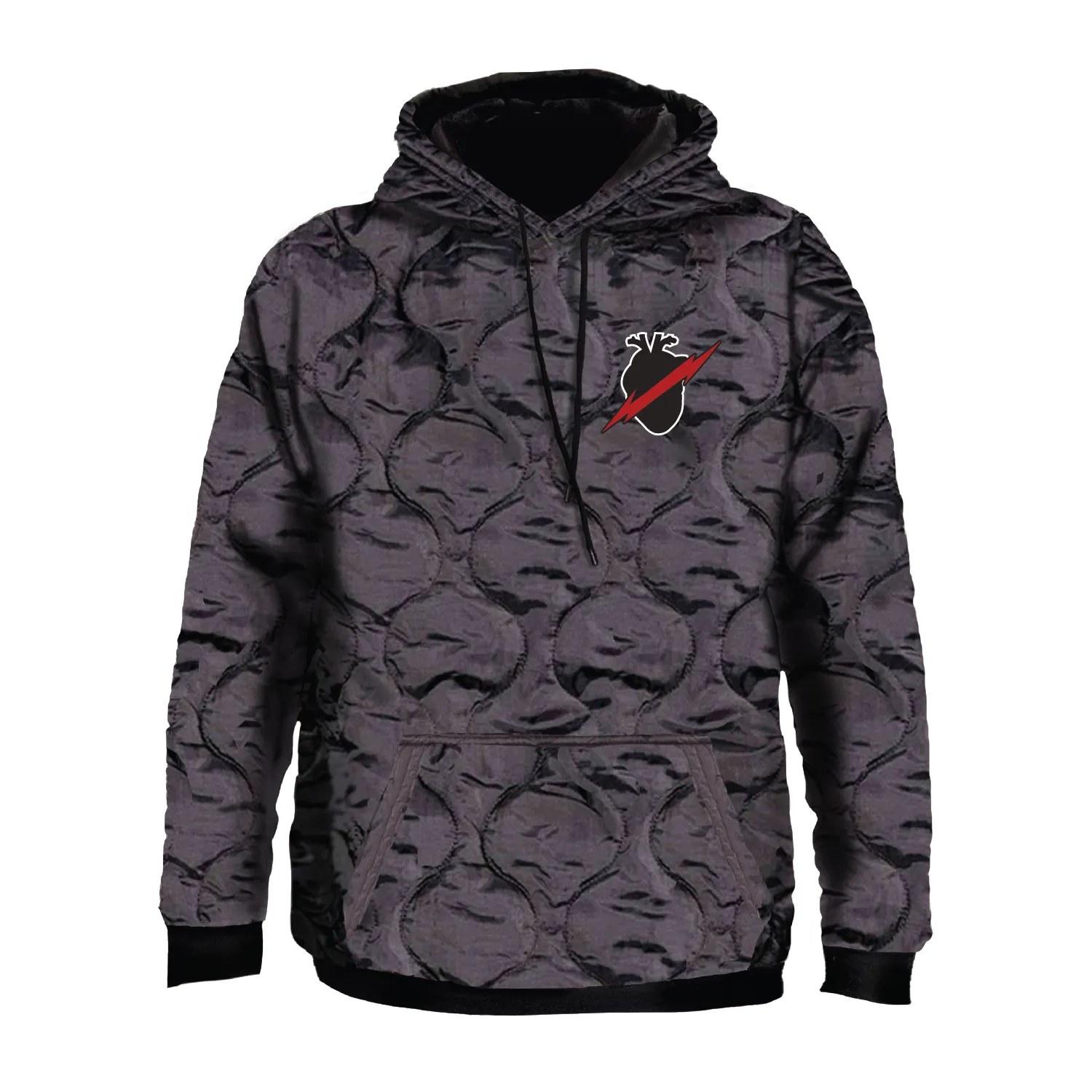 Blackheart FiST Field Hoodie Embroidery