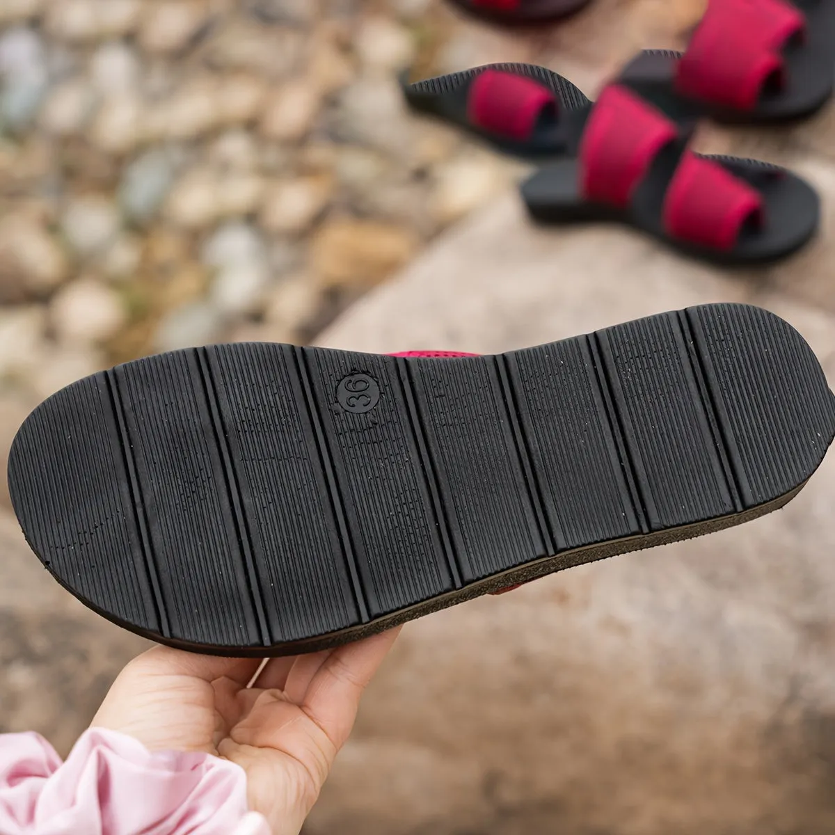 Breathable Mesh Slide Sandals for Women