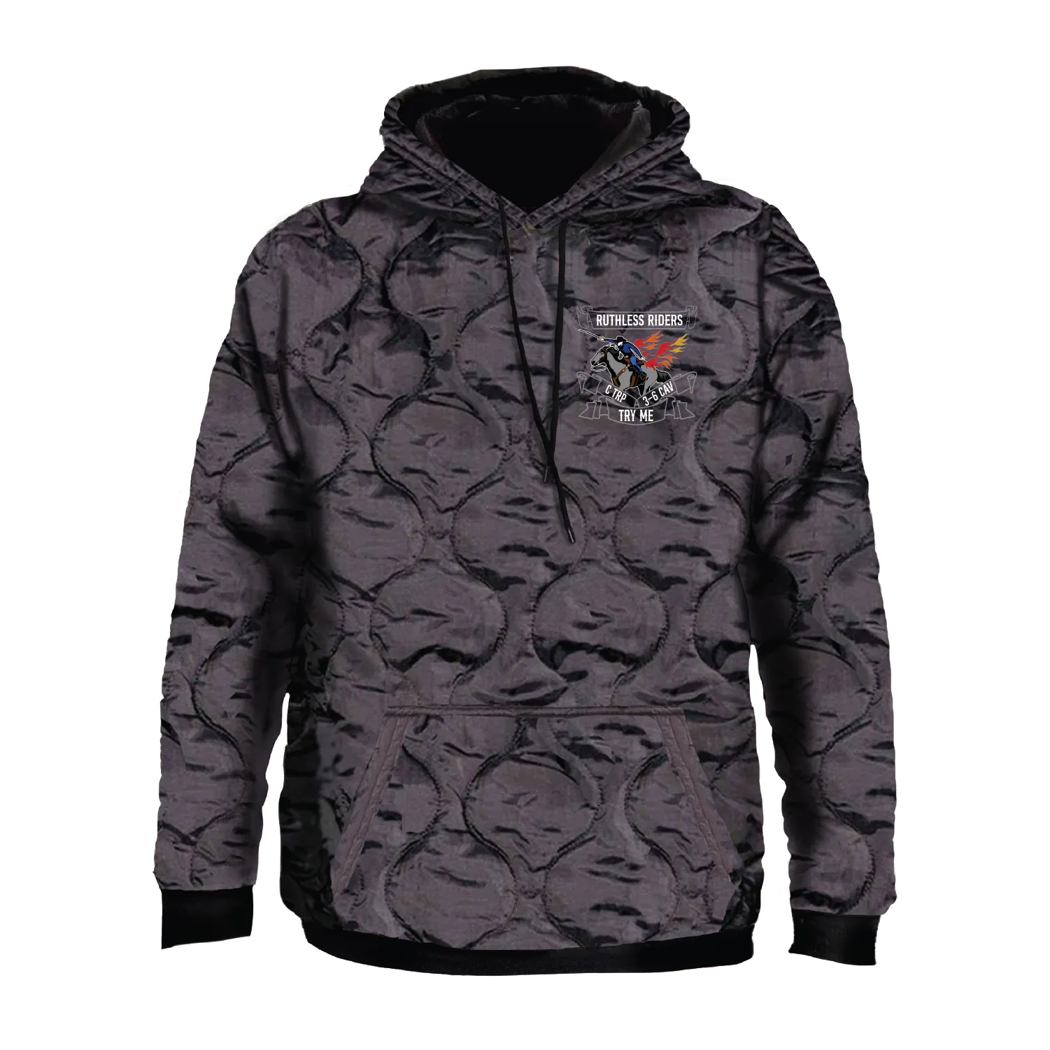 C TRP, 3-6 CAV "Ruthless Riders" Field Hoodie Embroidery