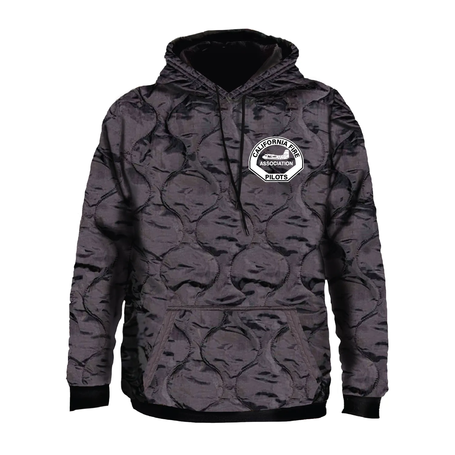 California Fire Pilots Association Woobie Hoodie Embroidery