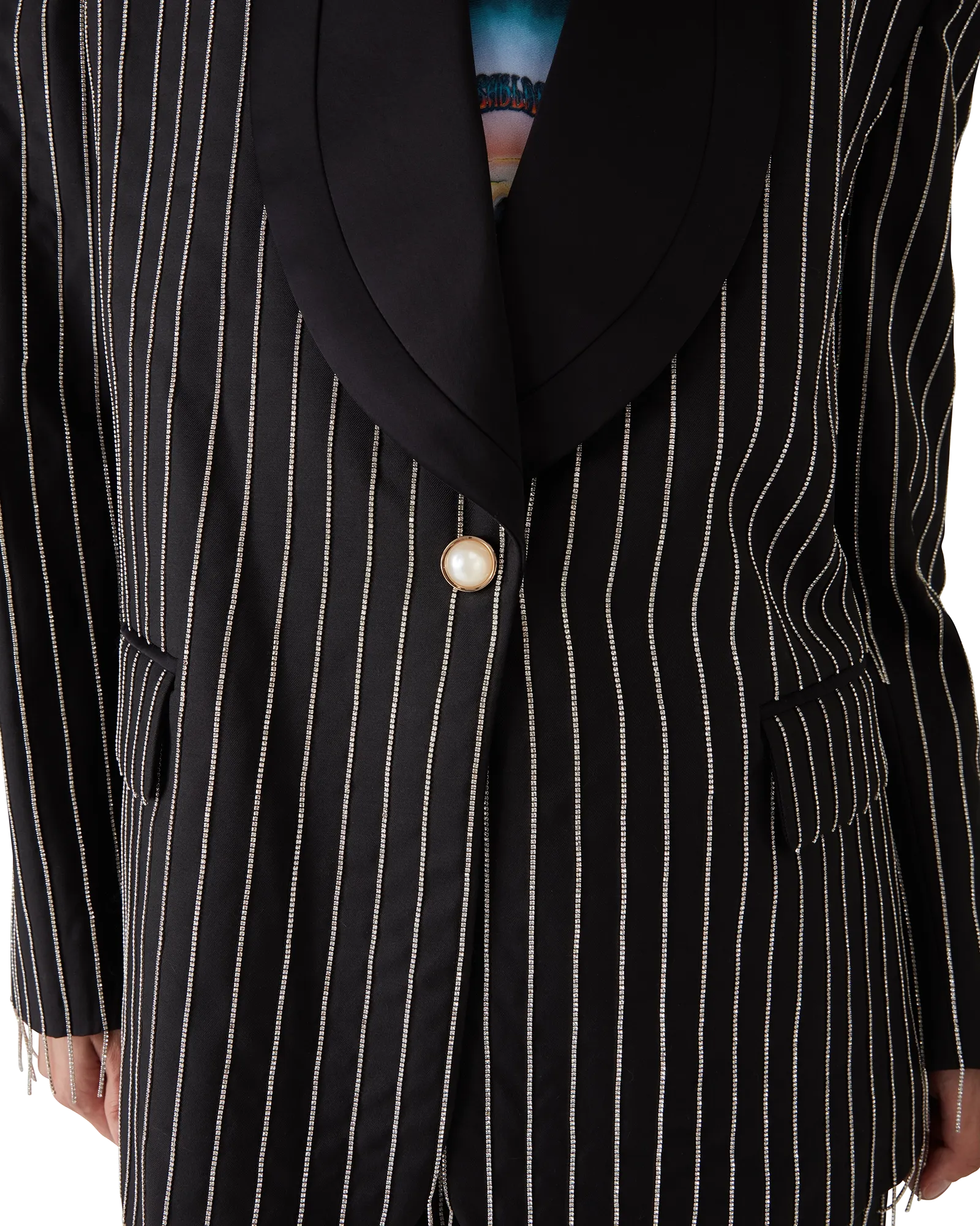 Crystal Embellished Tailored Jacket