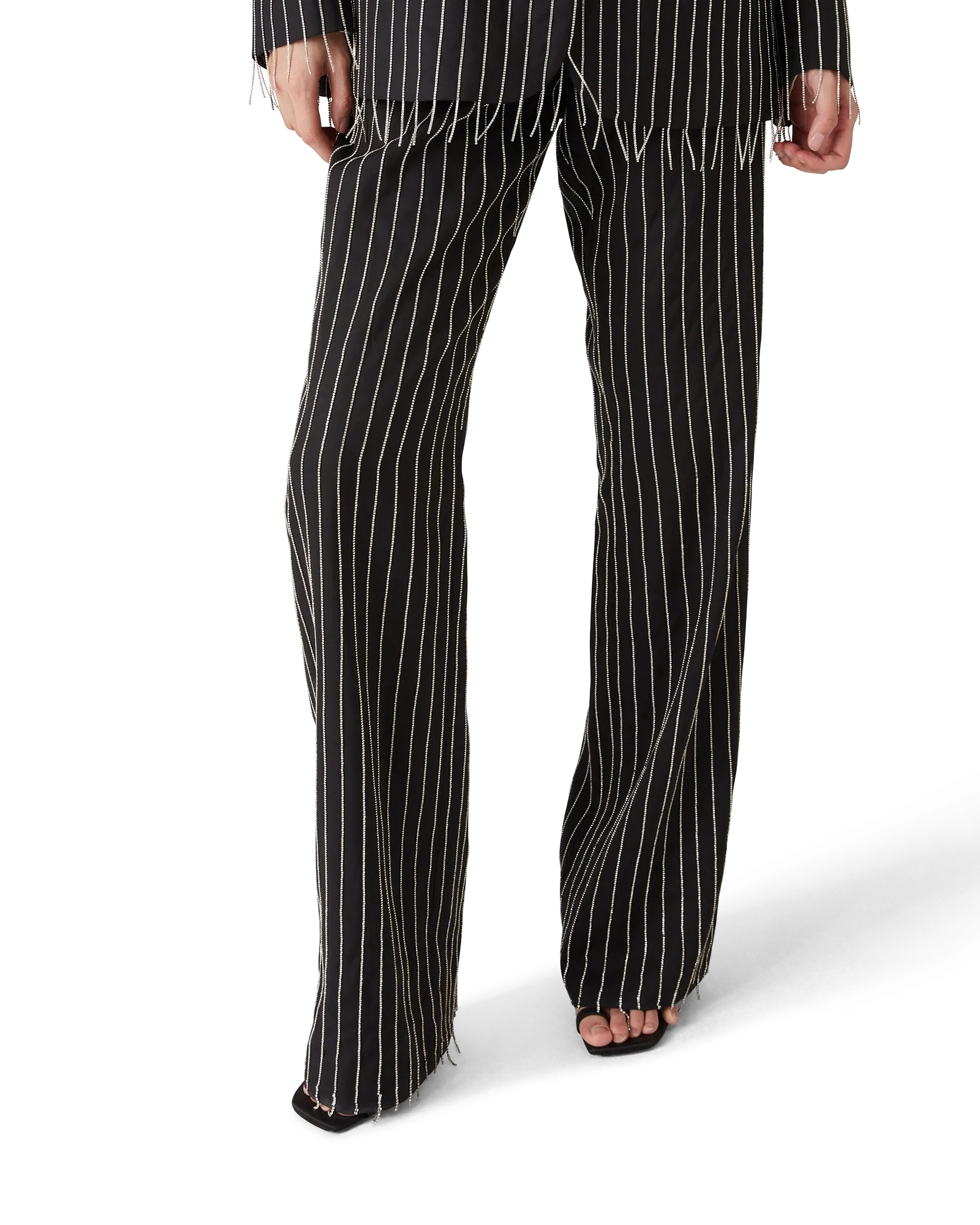 Crystal Embellished Tailored Trousers