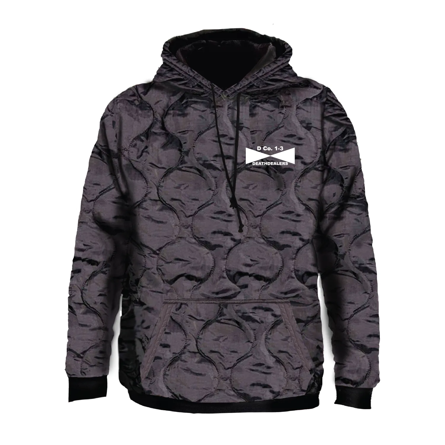 D Co, 1-3 AB "Death Dealers" Field Hoodie Embroidery