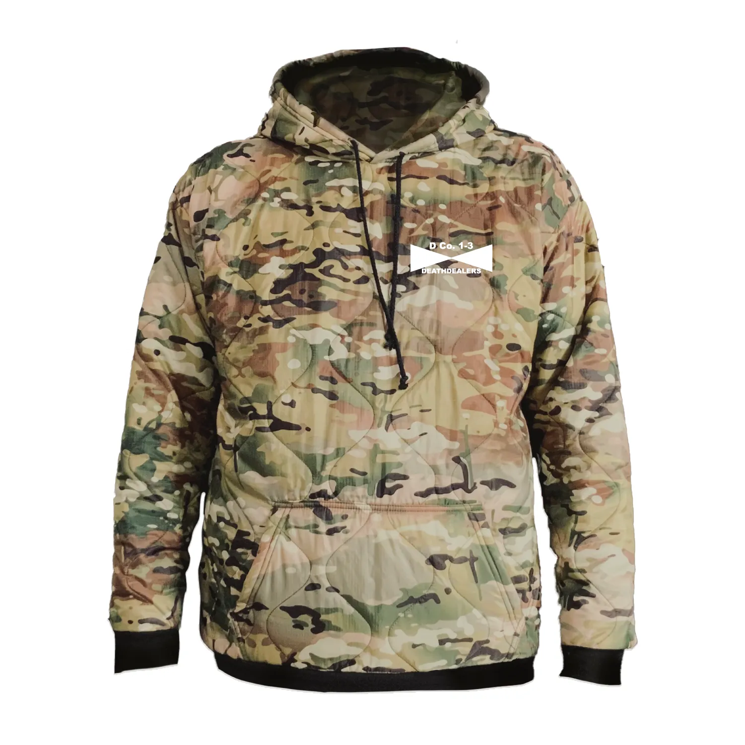 D Co, 1-3 AB "Death Dealers" Field Hoodie Embroidery