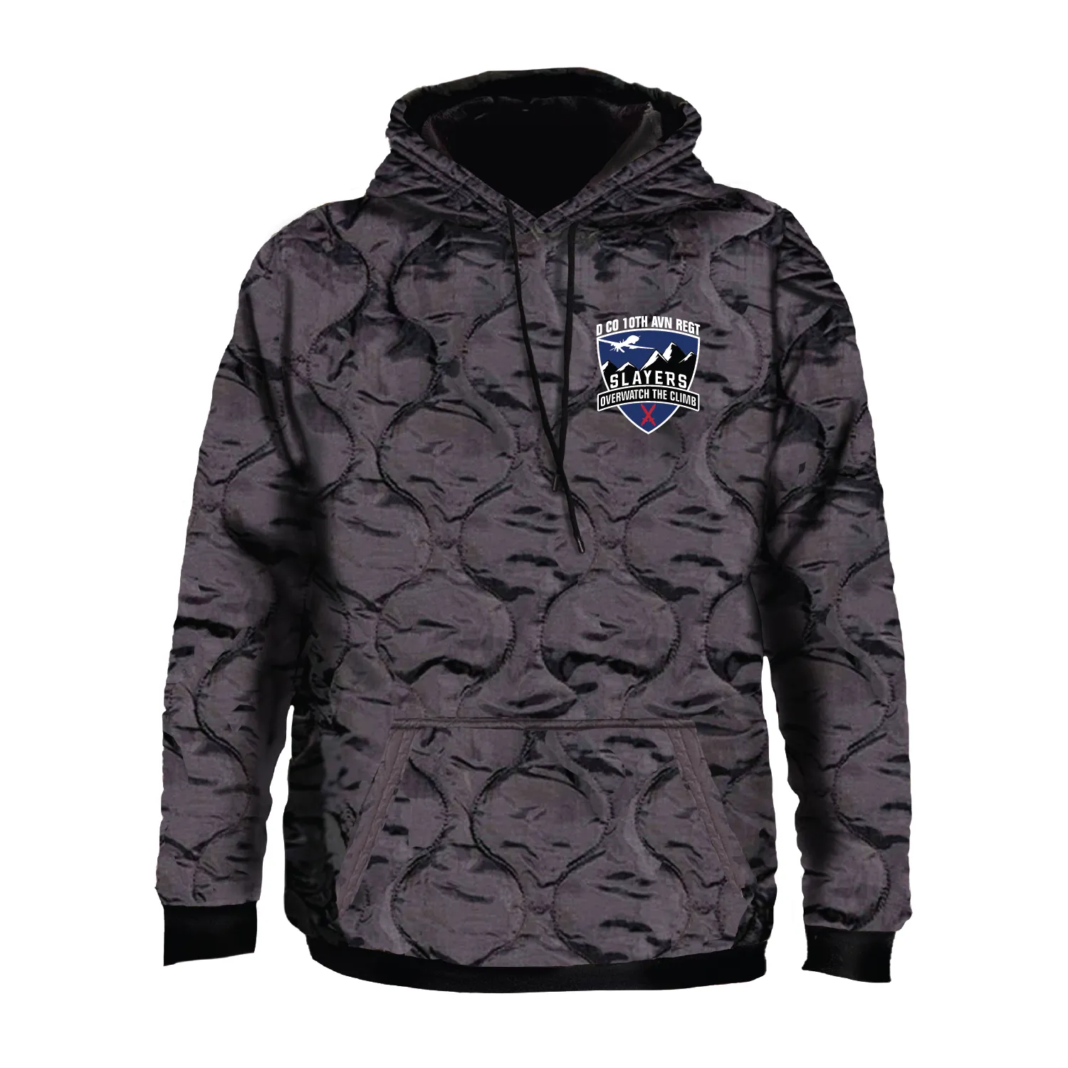 D Co, 10 AVN REG "Slayers" Field Hoodie Embroidery