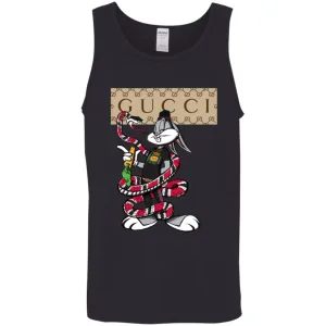 Gucci Rabbit Snake Gift Birthday T-shirt Men Cotton Tank