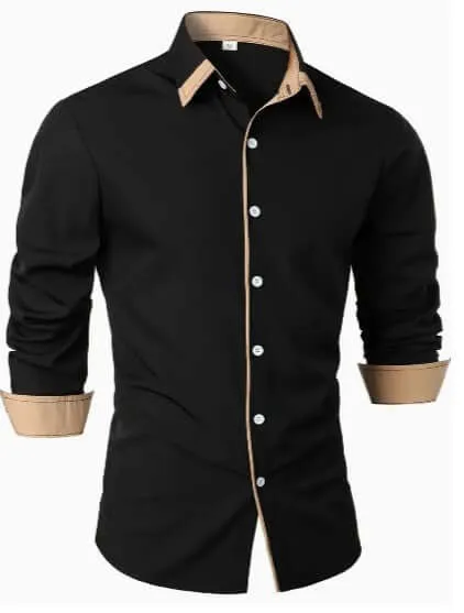Men's Breathable Long-Sleeve Casual Shirt