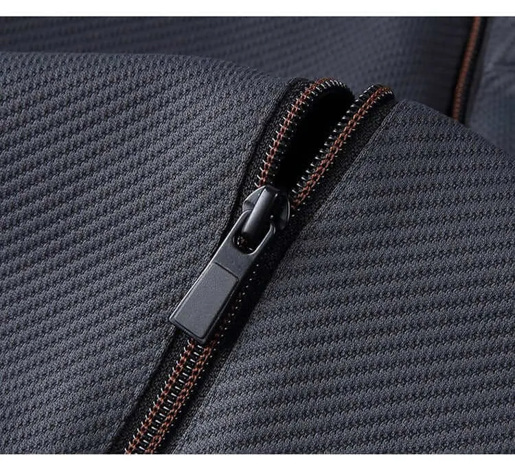 Men's Breathable Tracksuit Set: Zip-Up Jacket & Joggers