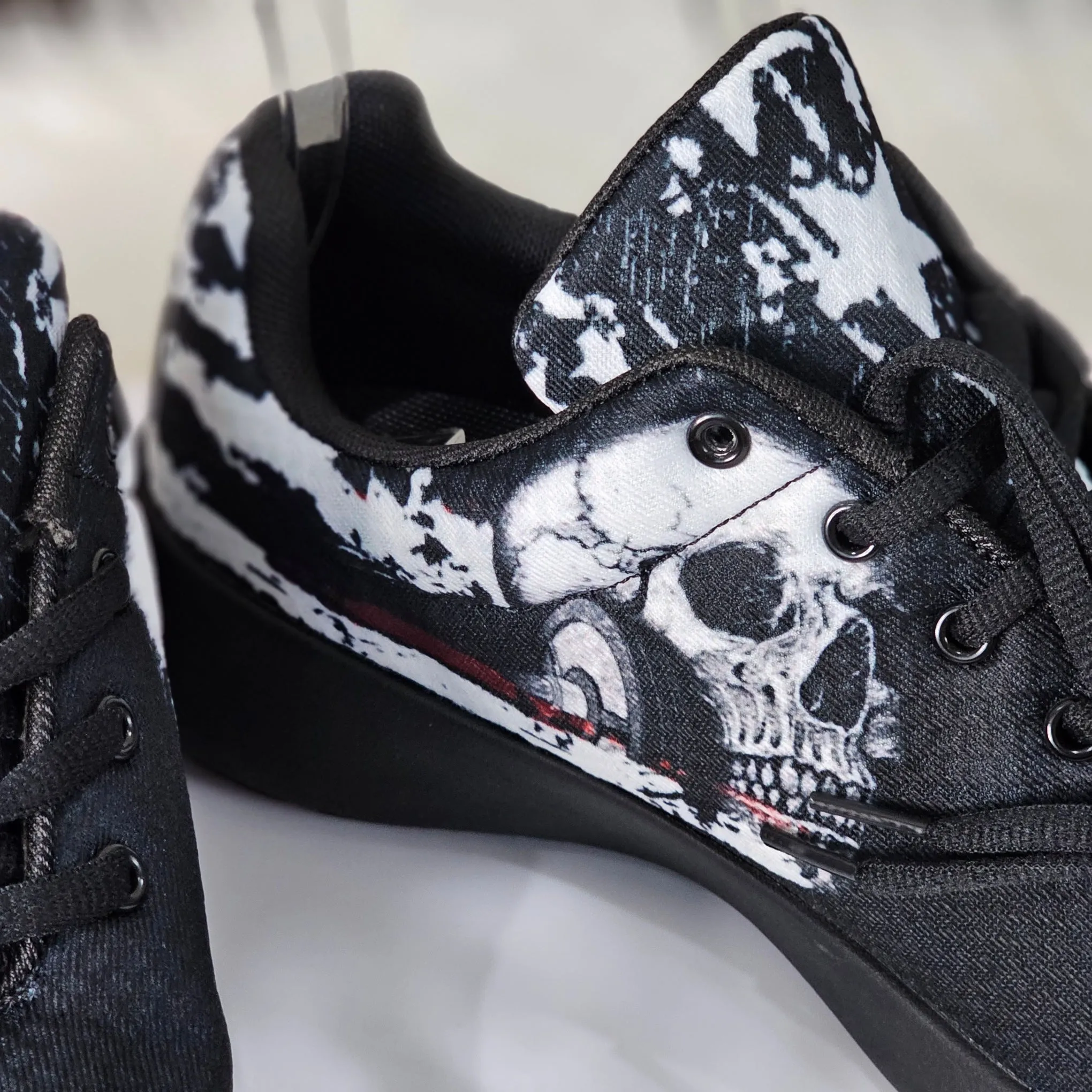 Men's Gothic Sneakers | Dark Elegance in Every Step
