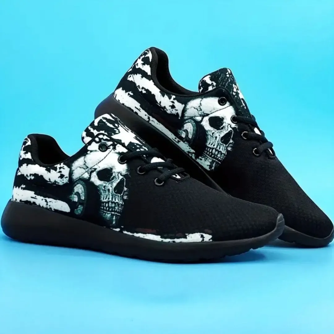 Men's Gothic Sneakers | Dark Elegance in Every Step