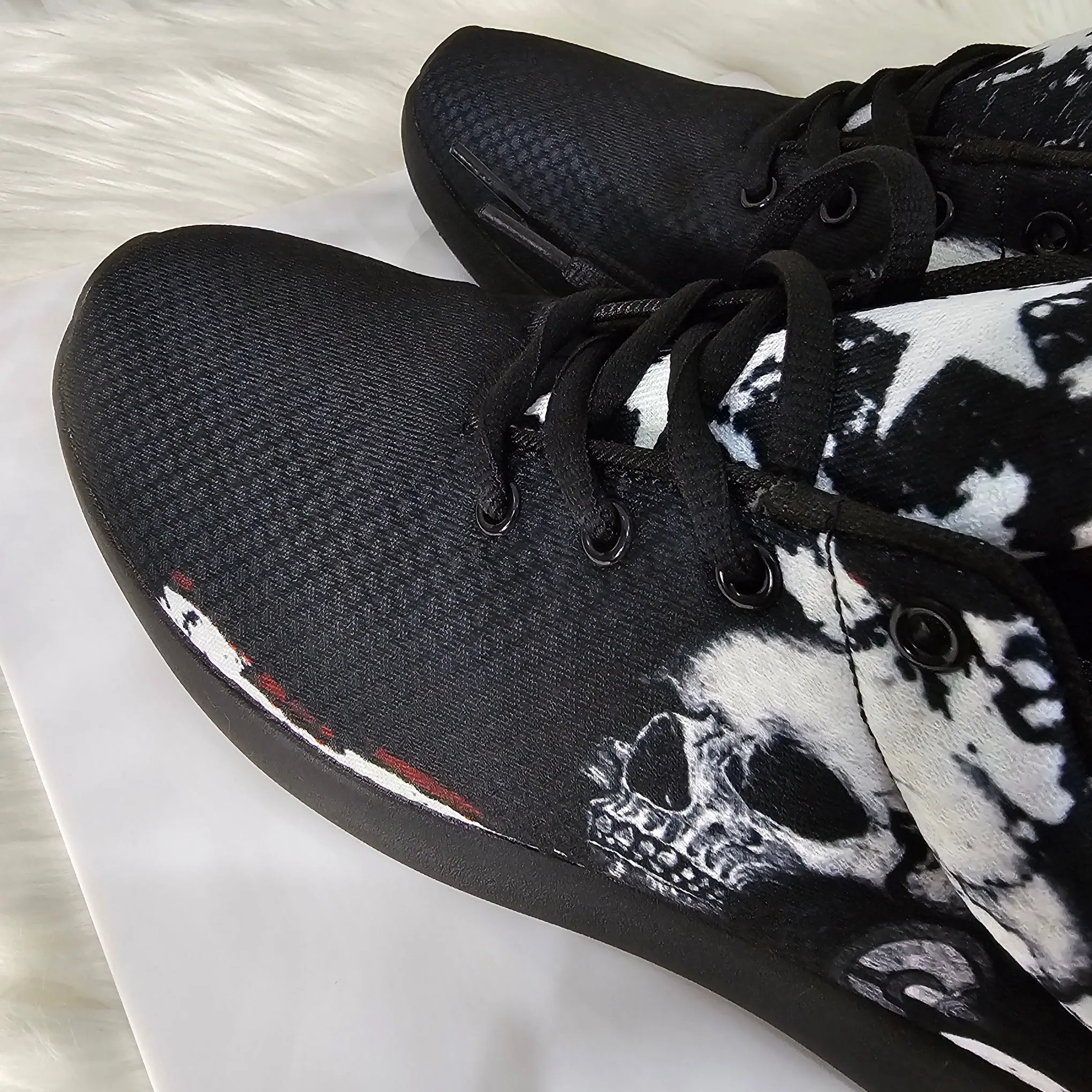 Men's Gothic Sneakers | Dark Elegance in Every Step