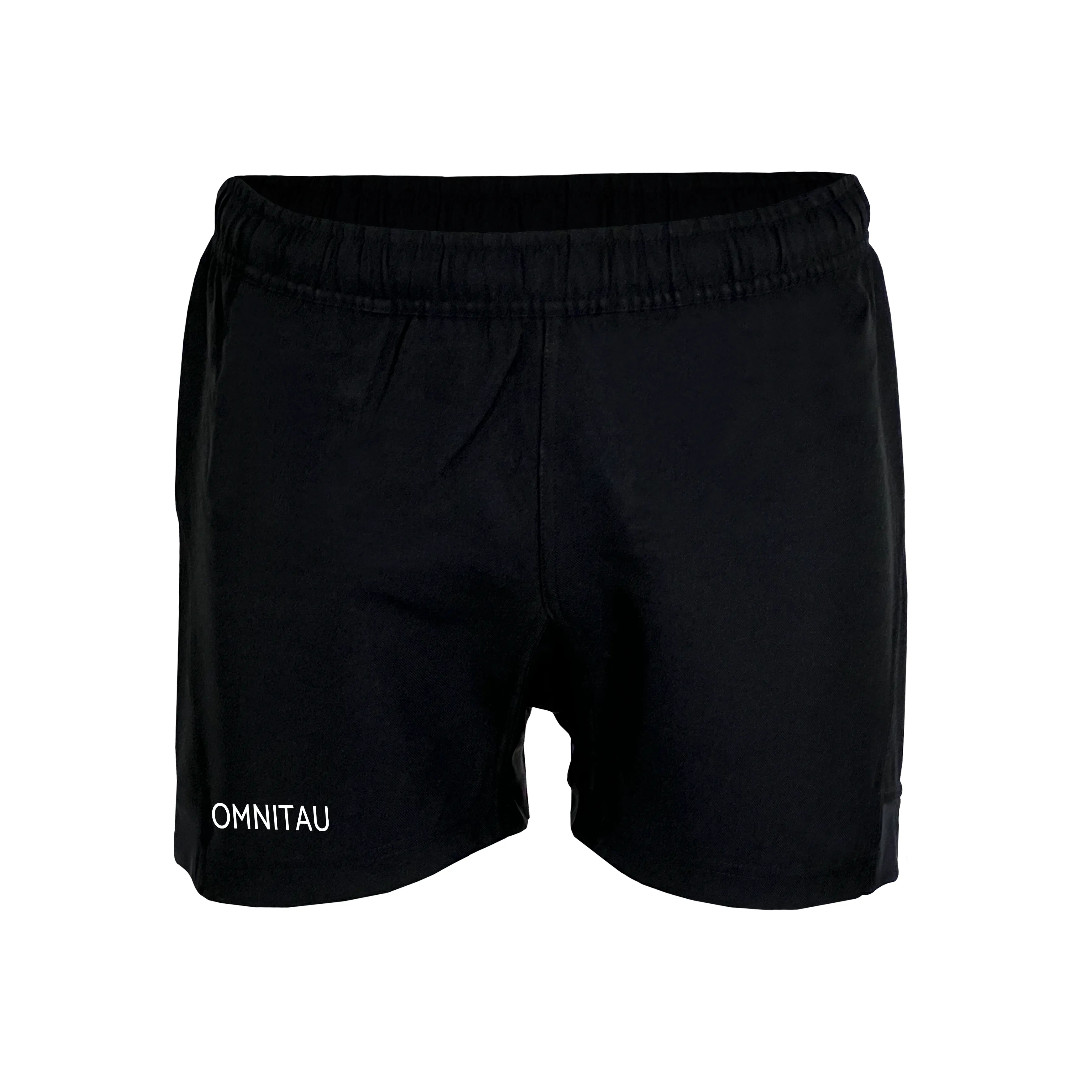 Omnitau Men's Breathable Rugby Core Shorts - Black