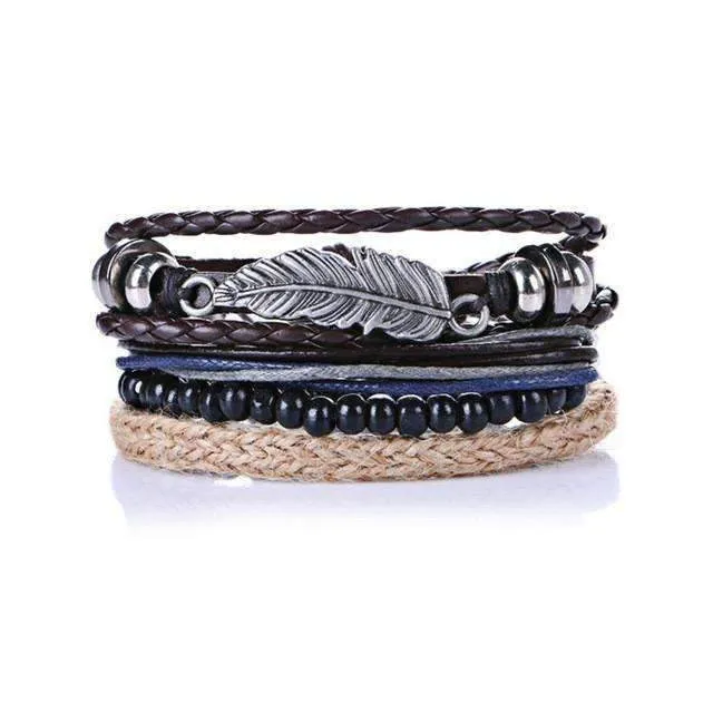 Retro Stackable Bracelet Set
