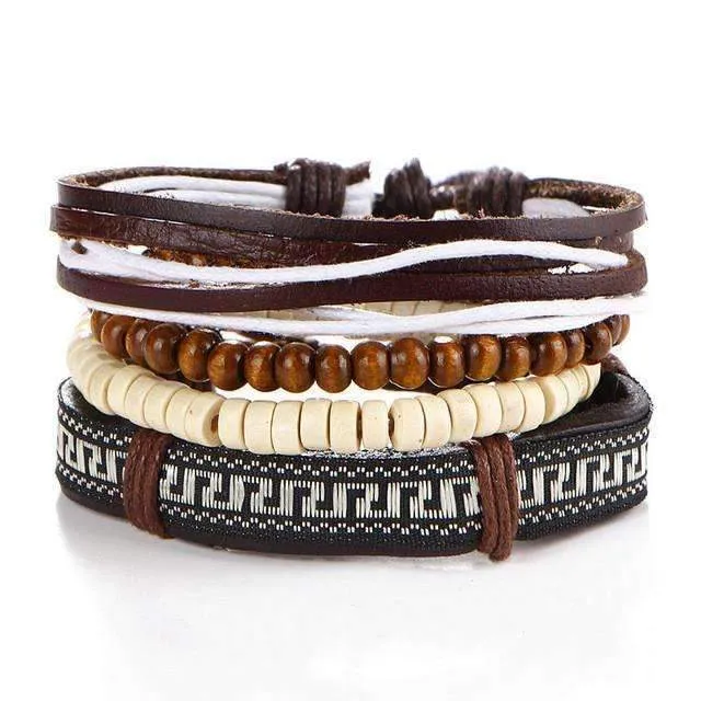 Retro Stackable Bracelet Set
