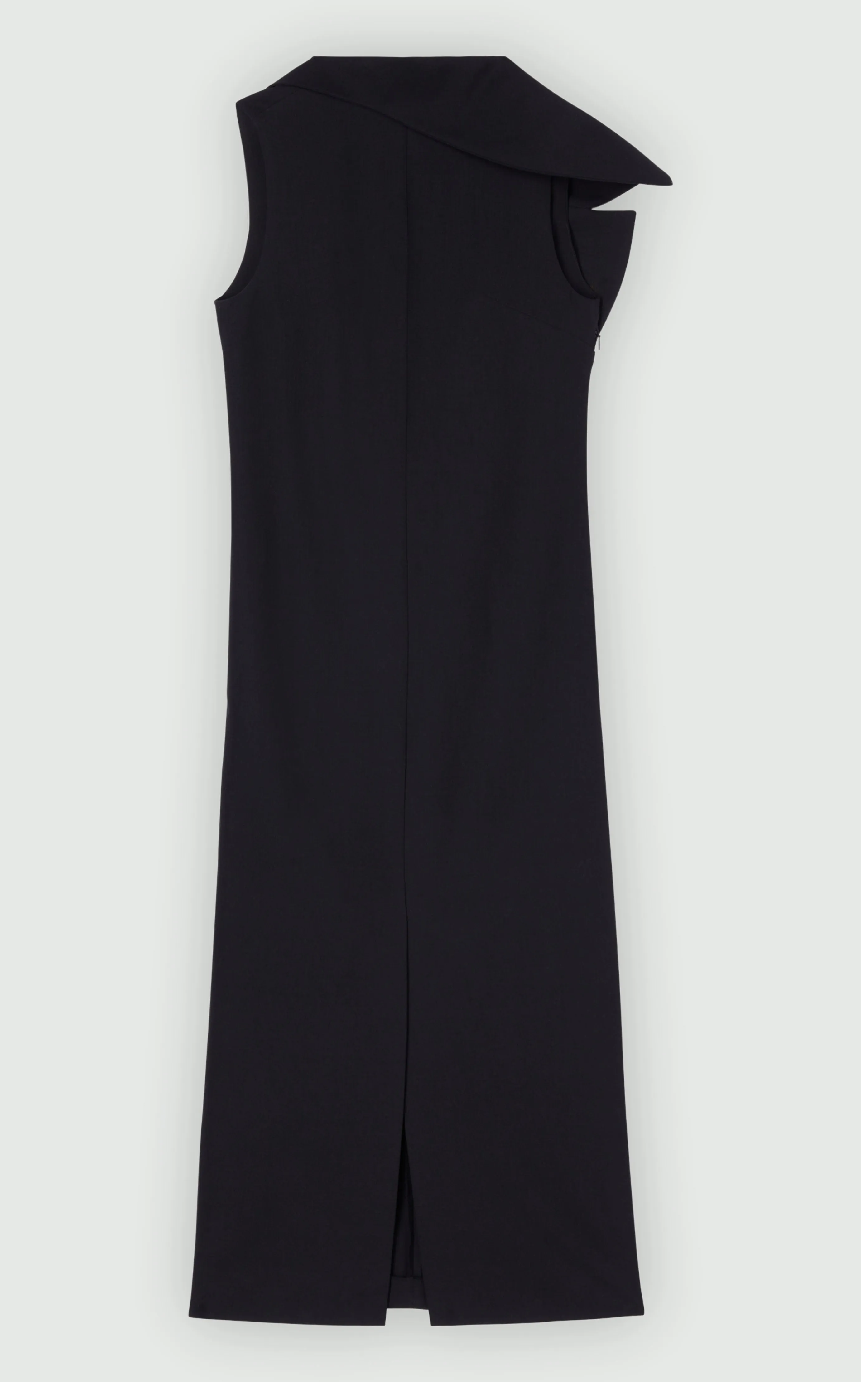 Sculptural Open Back Tailored Dress