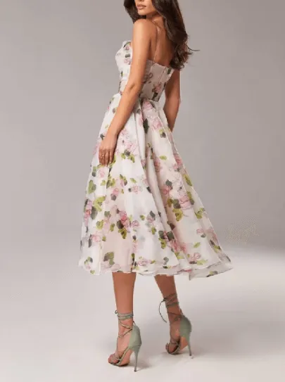 Summer V-Neck Dress: Elegant & Breathable