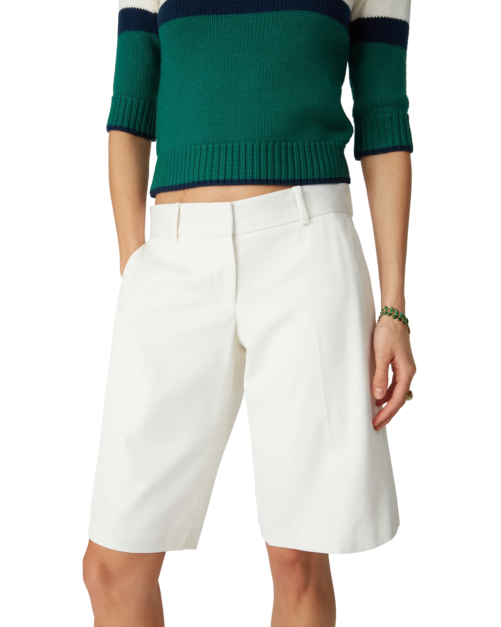 Wool Relaxed Tailored Shorts